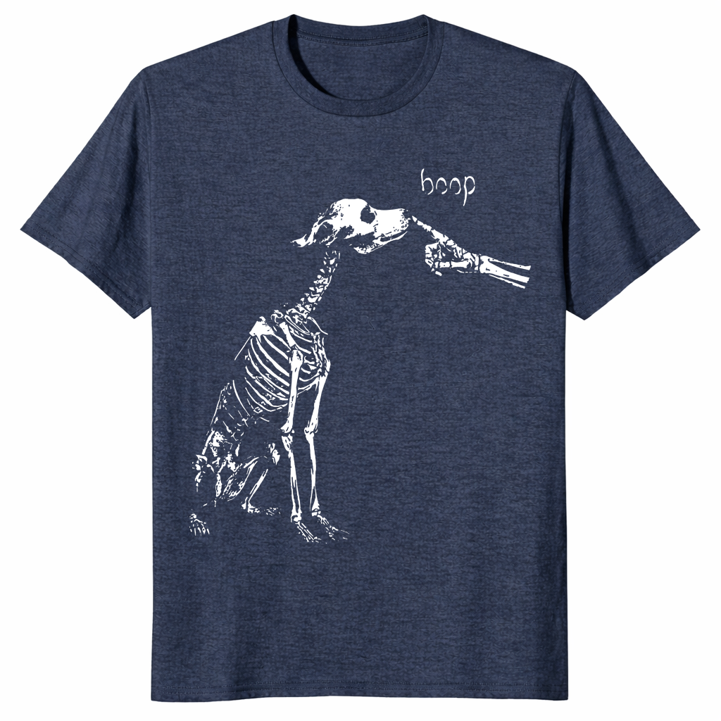 Boop Dog Skeleton Halloween Shirt | Funny Spooky Dog Lover Tee