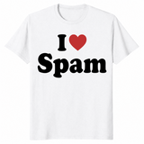 I Love Spam Funny Humor Shirt | Retro Foodie Tee | Cuccico