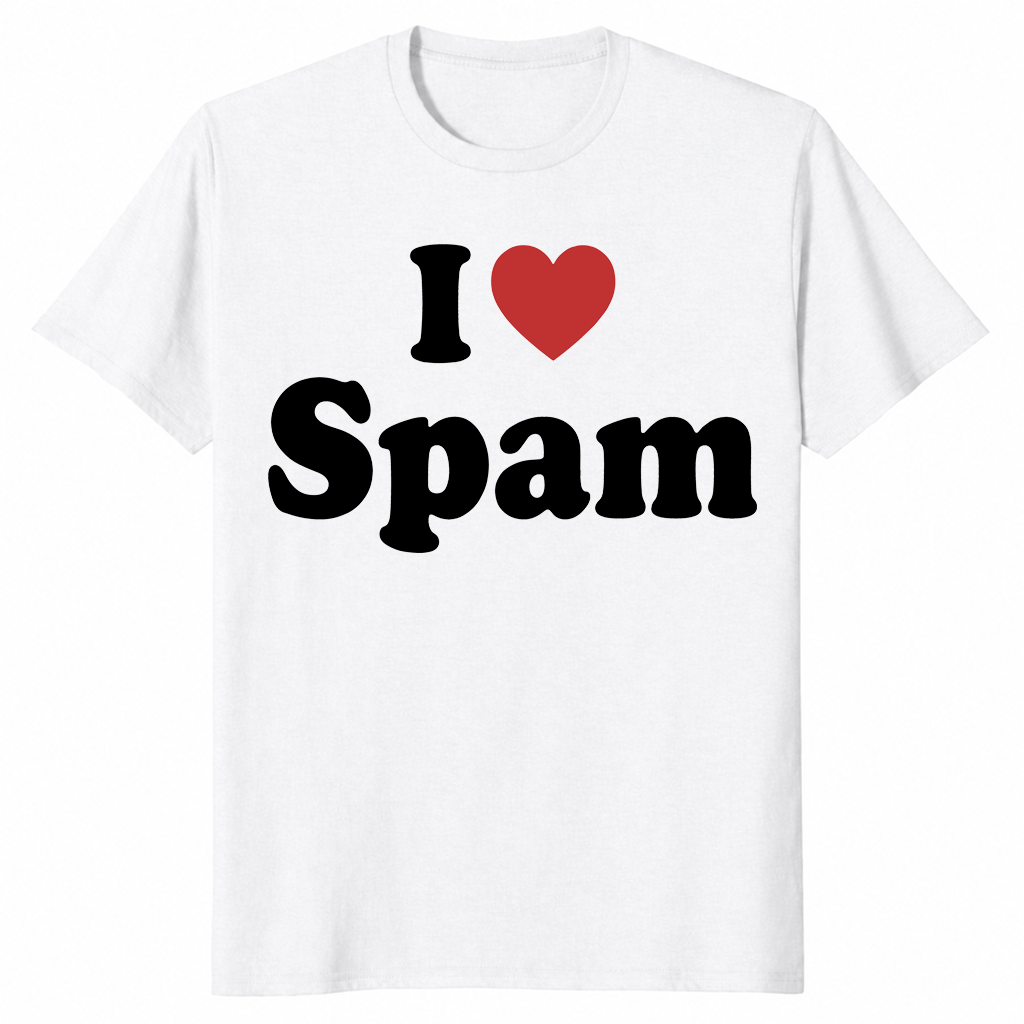 I Love Spam Funny Humor Shirt | Retro Foodie Tee | Cuccico