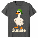 Funcle goose shirt in dark heather