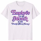 Dumb bitch factory shirt in ice grey