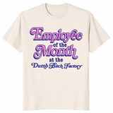 Dumb bitch factory shirt in natural