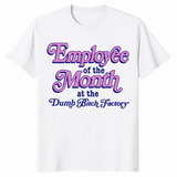 Dumb bitch factory shirt in white
