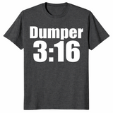 Dumper 3:16 Shirt in dark heather grey