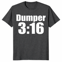 Dumper 3:16 Shirt in dark heather grey