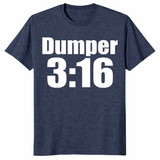 Dumper 3:16 Shirt in heather navy