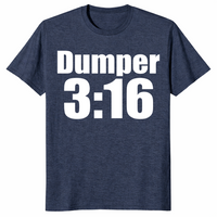 Dumper 3:16 Shirt in heather navy