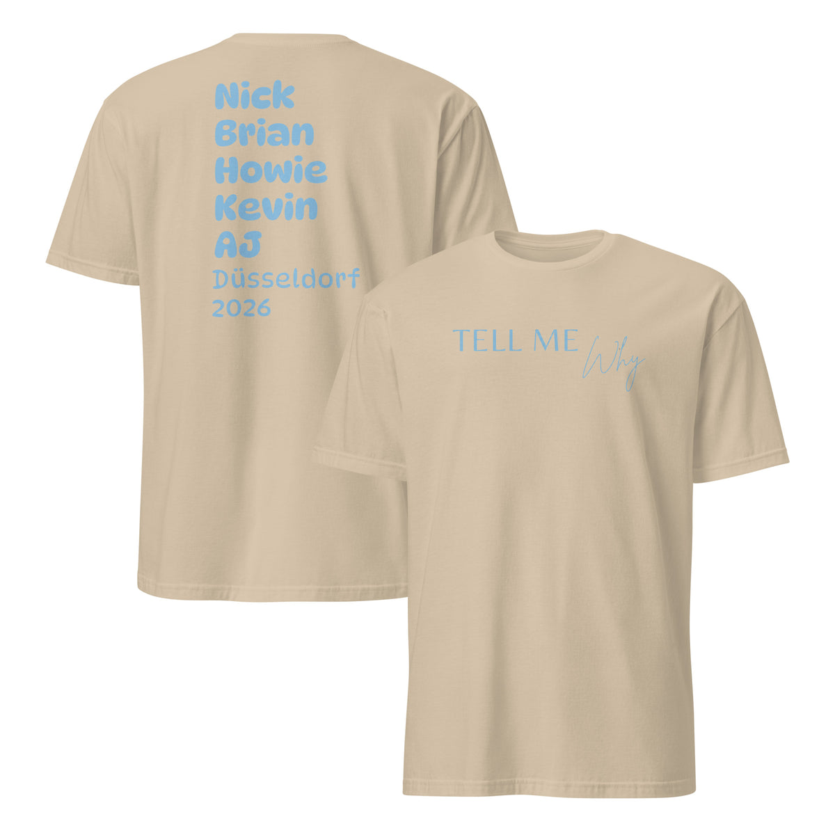 Düsseldorf 2026 Concert Shirt in sand
