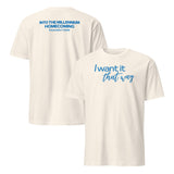Dusseldorf 2026 concert unisex fan t-shirt in natural front view