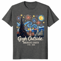 Gogh Outside Starry Night USA Shirt | America's 250th Anniversary Tee | Cuccico