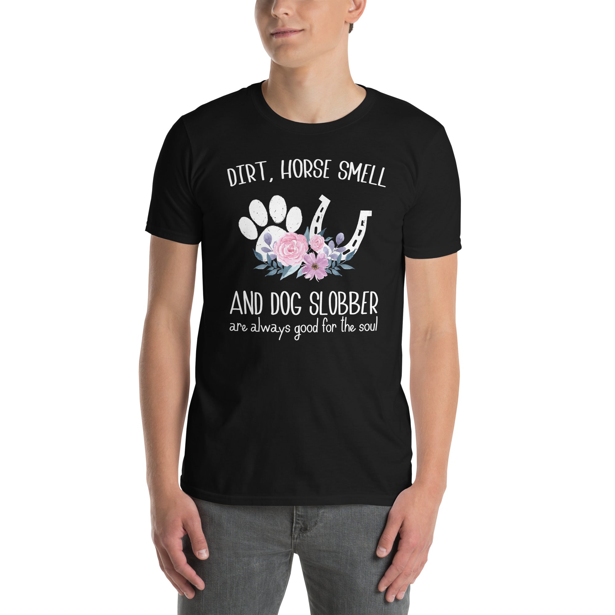 Horse & Dog Lover T-Shirt | Funny Gift for Animal Owners - Cuccico Design
