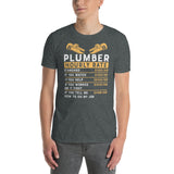 Funny Plumber T-Shirt | Great Plumber Gift - Cuccico Design