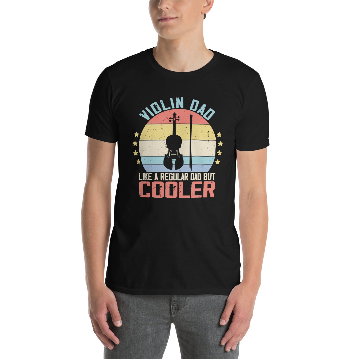 Violin Dad T-Shirt | Funny Gift for Violinist Player Dad - Cuccico Design