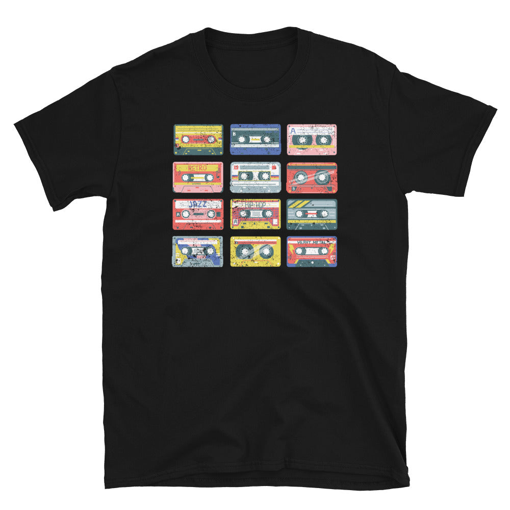 Vintage Cassette Tape Mixtape T-Shirt | 80s Graphic Tee - Cuccico Design
