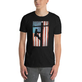 Lineman American Flag T-Shirt | Patriotic Gift - Cuccico Design