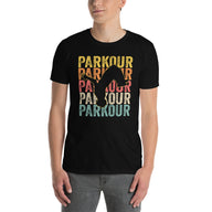 Unisex Vintage Parkour T-Shirt - Traceur Freerunning Tee - Cuccico Design