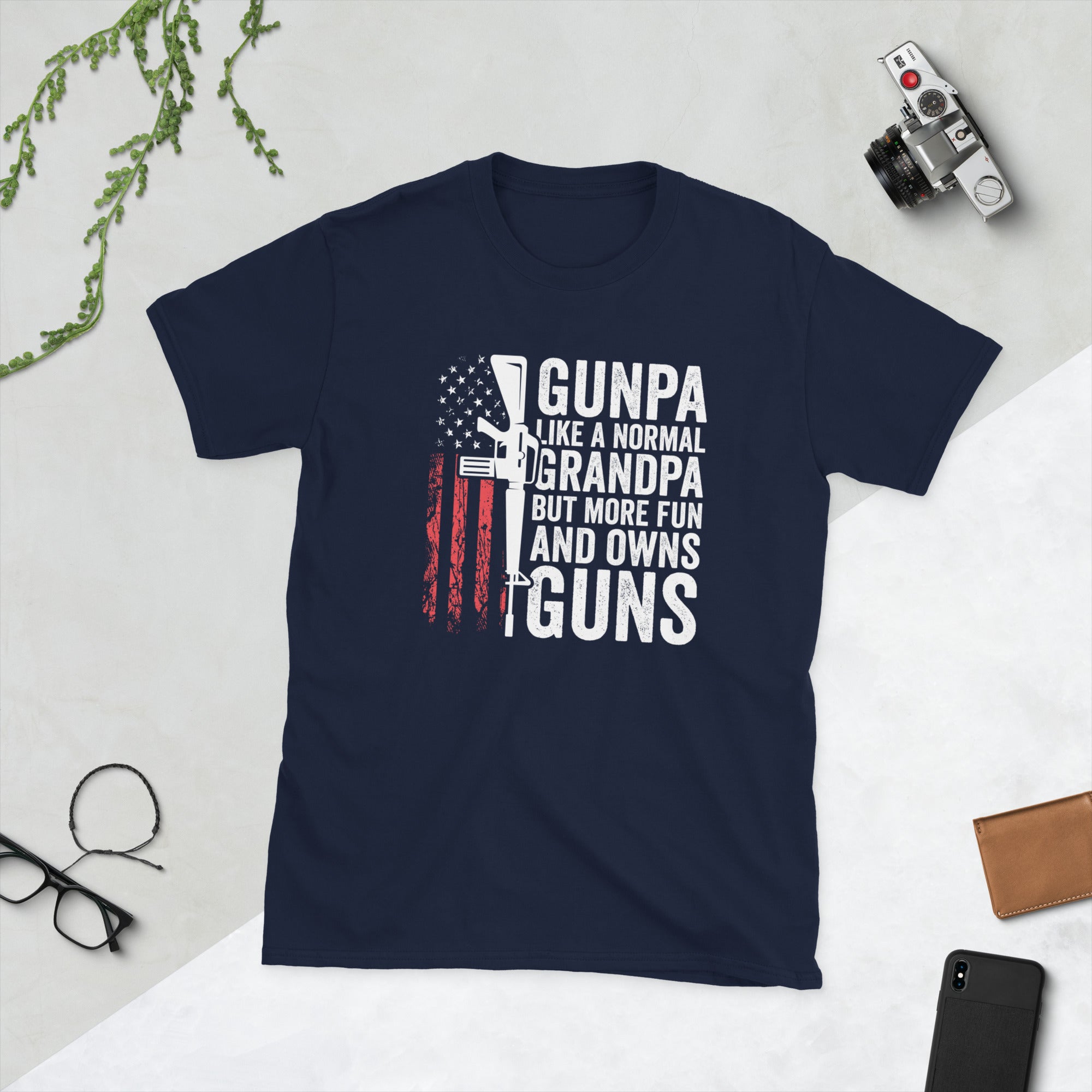 Funny Gunpa Gift T-Shirt | Unique Gift for Grandpa - Cuccico Design
