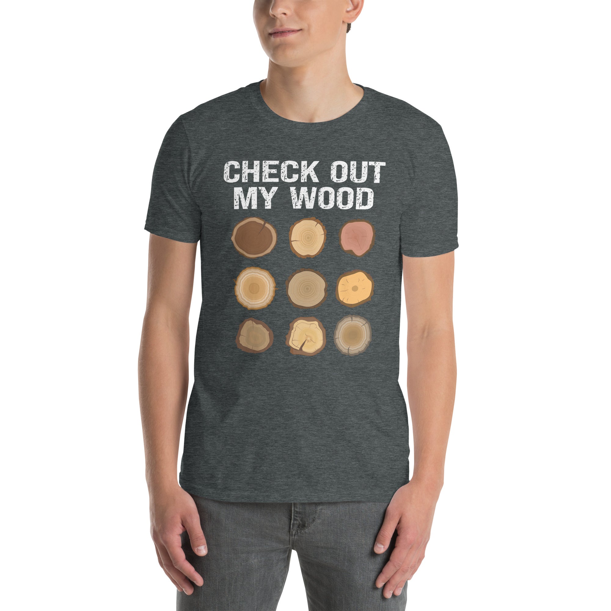 Check Out My Wood Funny Woodworking T-Shirt | Carpenter Gift - Cuccico Design