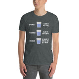 Engineer Optimist Pessimist T-Shirt | Funny Engineering Gift - Cuccico Design