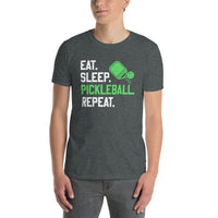 Eat Sleep Pickleball Repeat T-Shirt | Pickleball Gift - Cuccico Design