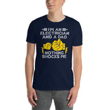 Electrician Dad T-Shirt | Funny 'Nothing Shocks Me' Gift - Cuccico Design