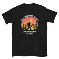Disc Golf Bigfoot Christmas T-Shirt | Funny Holiday - Cuccico Design