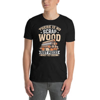 Woodworker Shirt - Funny 'No Scrap Wood' Carpenter Gift Tee - Cuccico Design