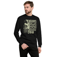 Papas with Pretty Granddaughters Sweatshirt - Funny Papa Gift - Cuccico Design
