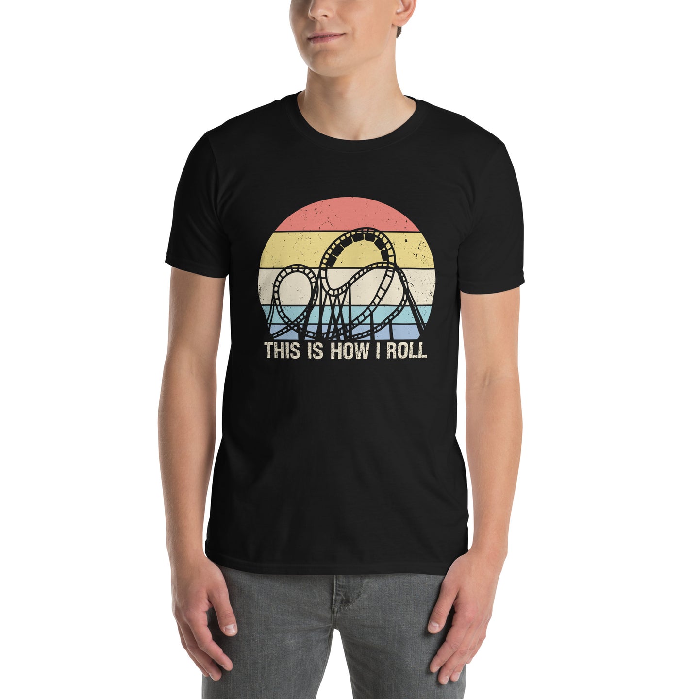 Retro Roller Coaster T-Shirt | Amusement Park Shirt - Cuccico Design