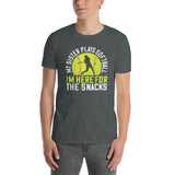Softball Snacks T-Shirt | Funny Game Day Tee - Cuccico Design