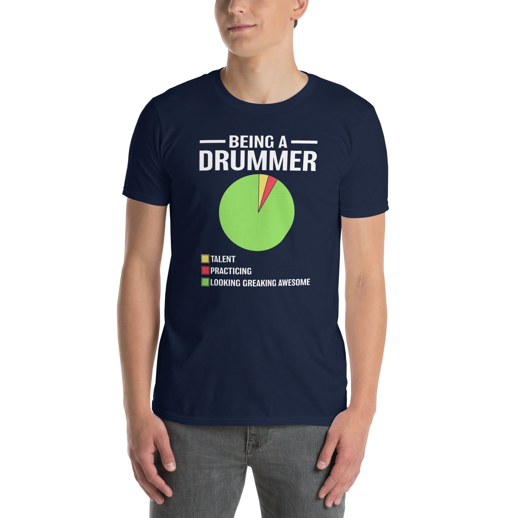 Unisex Drummer T-Shirt | Percussion & Drumming Tee - Cuccico Design