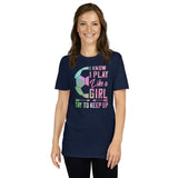 Play Like A Girl Soccer Shirt - Funny Soccer Mom Gift - Cuccico Design
