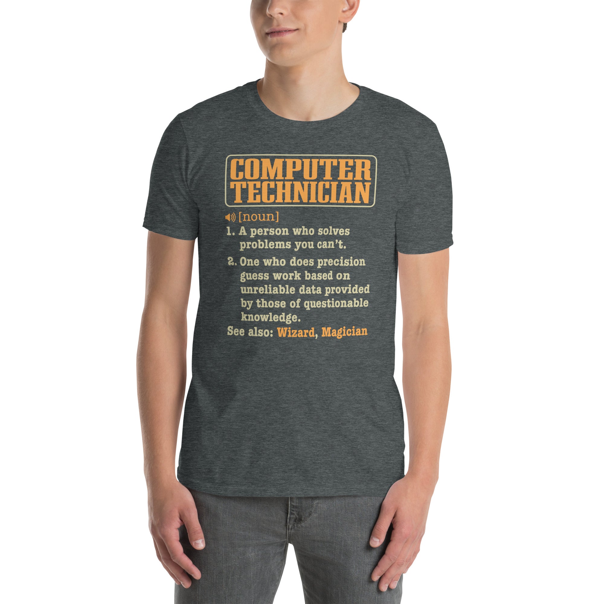Funny Computer Technician T-Shirt | Tech Definition - Cuccico Design