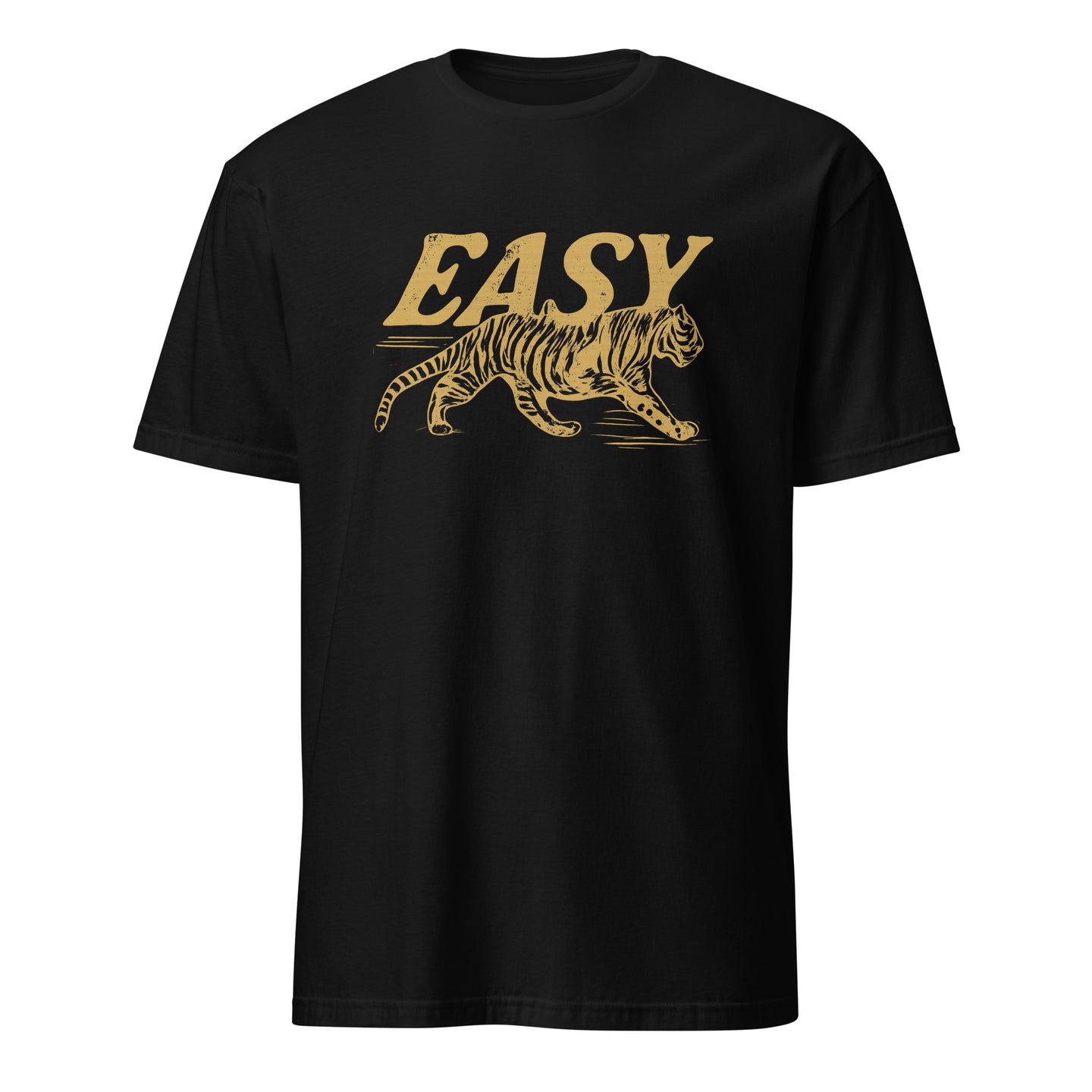 Cuccico Easy Tiger Comfort Colors® Vintage Distressed Graphic Tee in Black