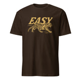 Cuccico Easy Tiger Comfort Colors® Vintage Distressed Graphic Tee in Dark Chocolate