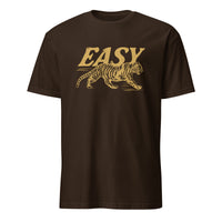 Cuccico Easy Tiger Comfort Colors® Vintage Distressed Graphic Tee in Dark Chocolate