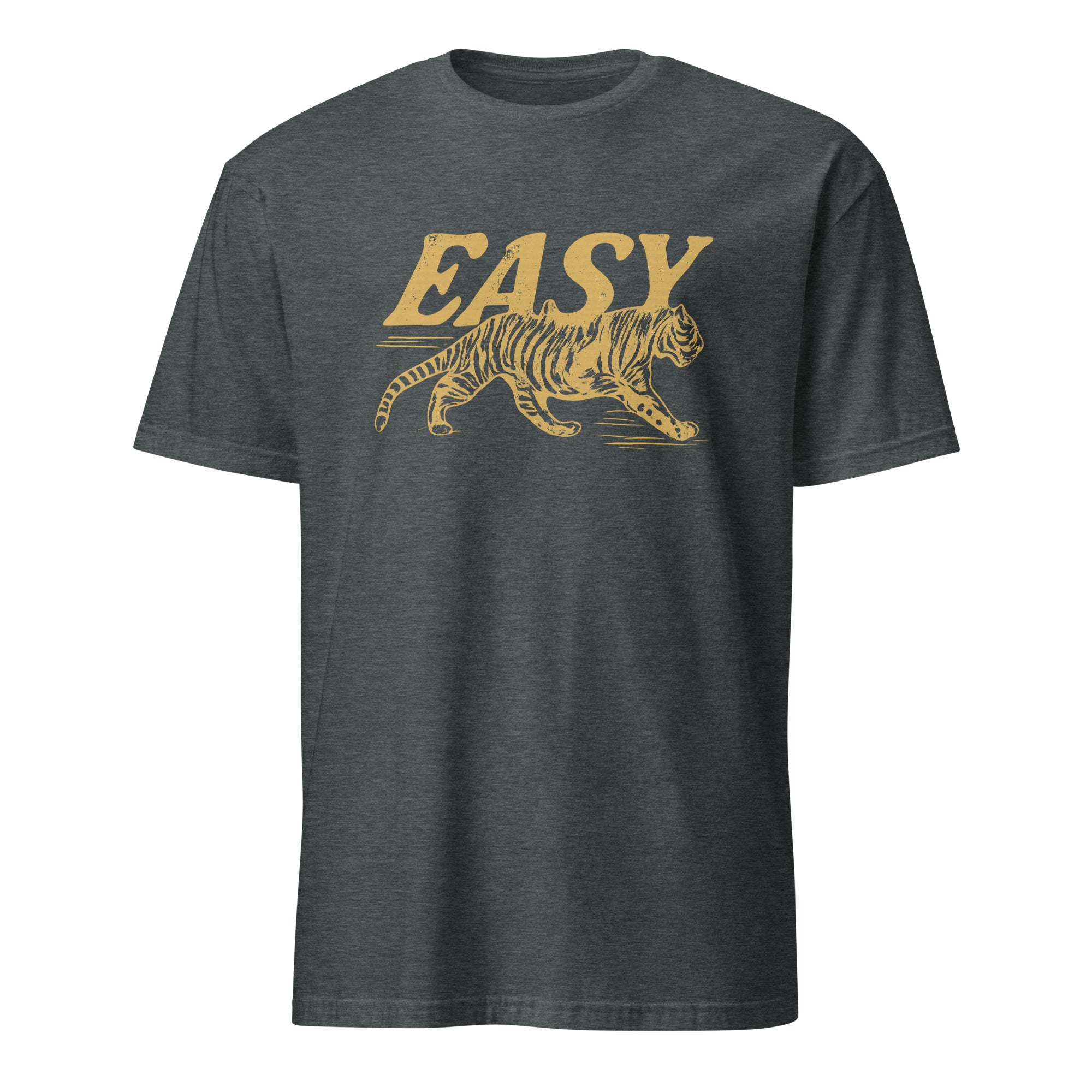 Cuccico Easy Tiger Comfort Colors® Vintage Distressed Graphic Tee in Dark Heather