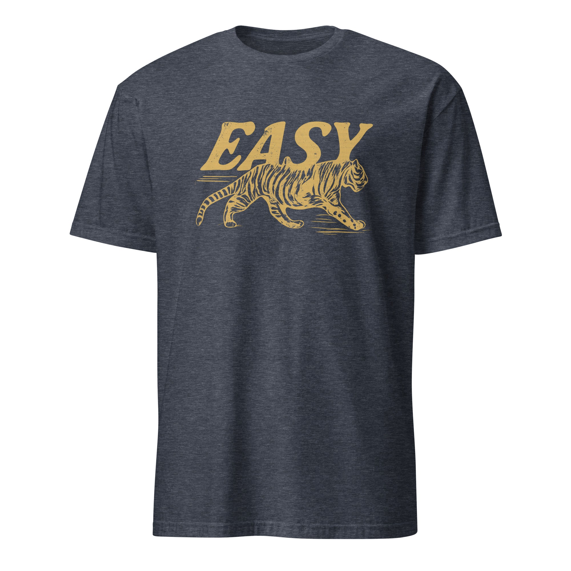Cuccico Easy Tiger Comfort Colors® Vintage Distressed Graphic Tee in Heather Navy