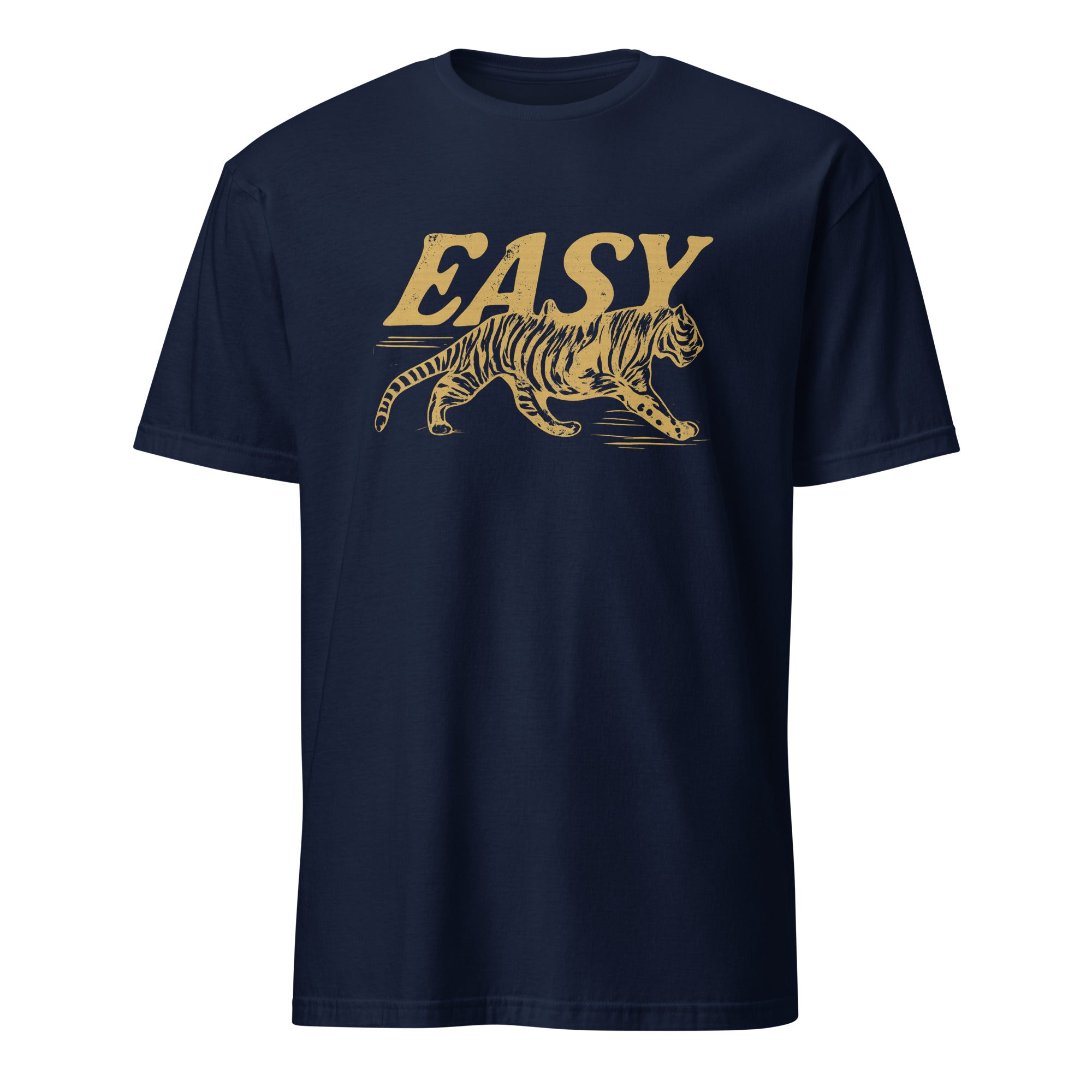 Cuccico Easy Tiger Comfort Colors® Vintage Distressed Graphic Tee in Navy