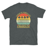 Today's Forecast Funny Cribbage T-Shirt | Board Game Gift - Cuccico Design