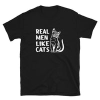 Real Men Love Cats Shirt | Funny Cat T-Shirt for Men Gift - Cuccico Design