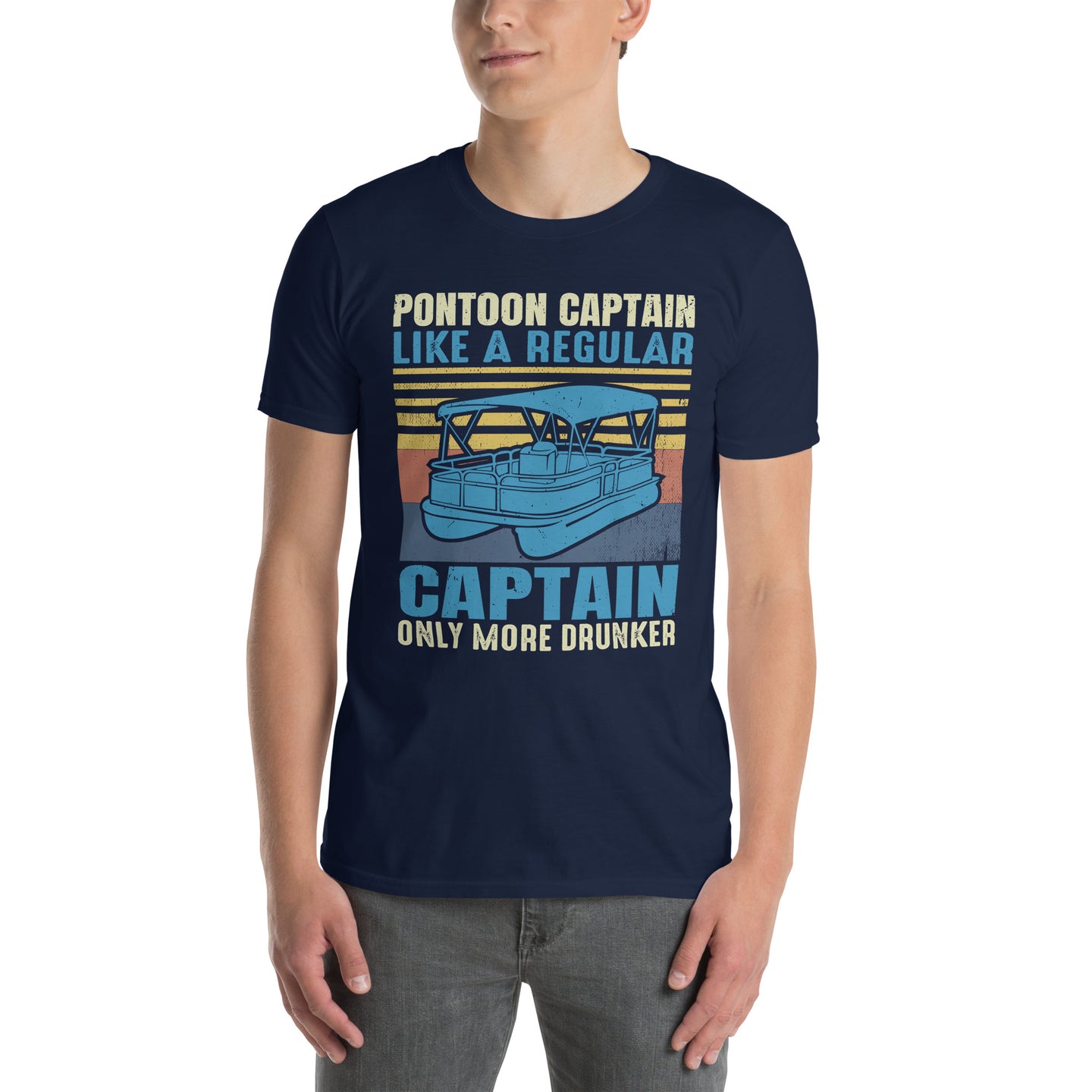 Pontoon Captain T-Shirt - Funny Boating Gift - Cuccico Design