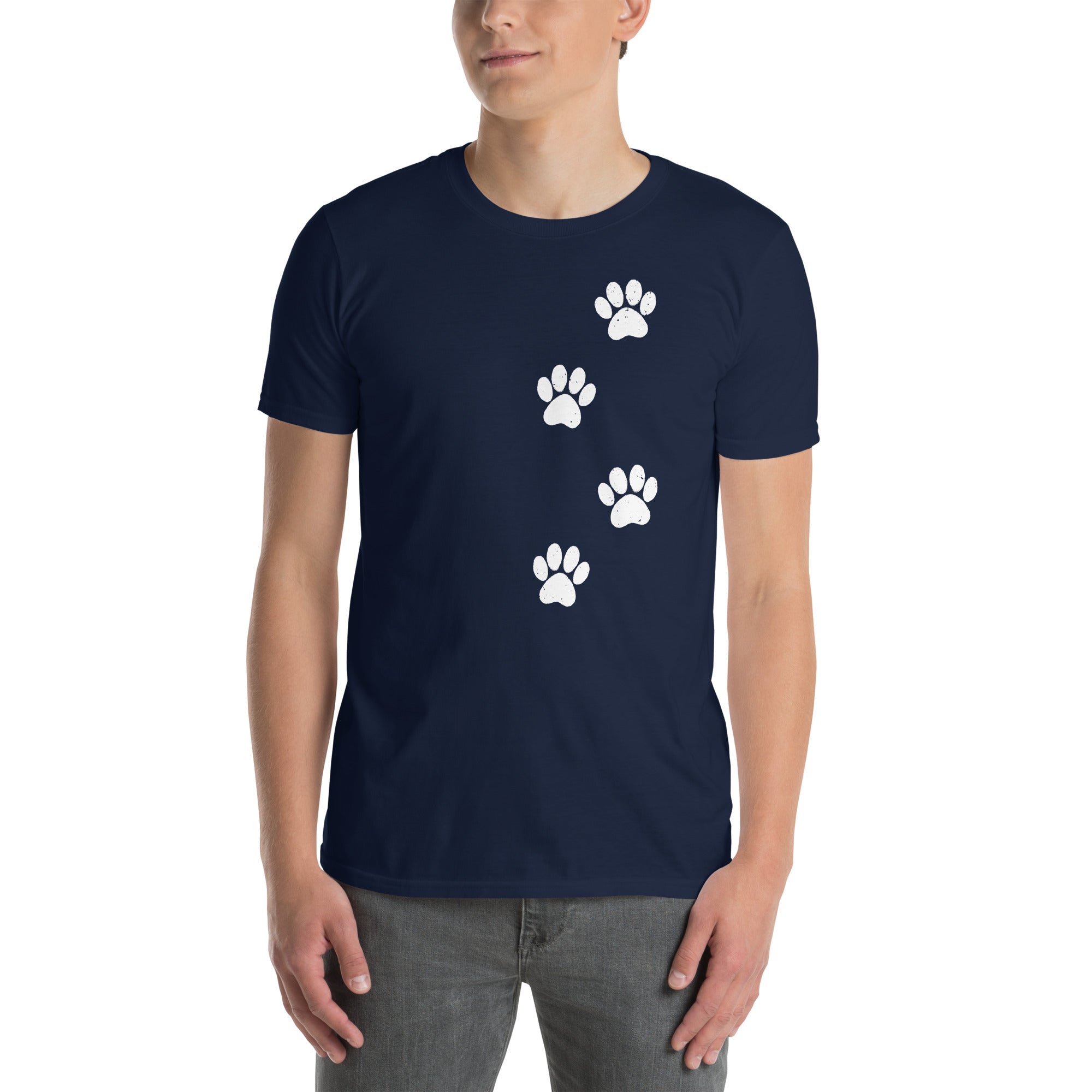 Vintage Dog Paw T-Shirt | Dog Lover Gift Tee - Cuccico Design