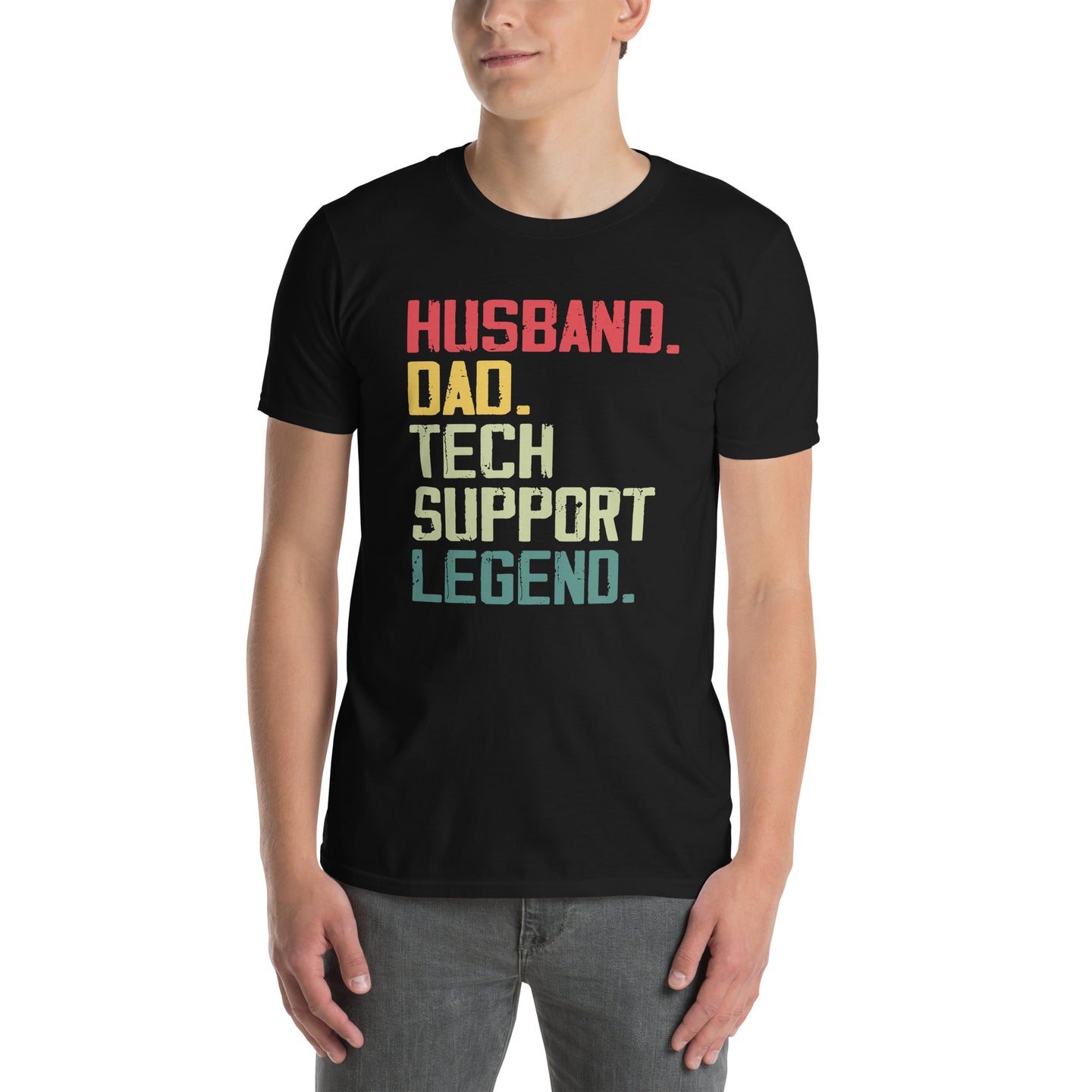 Husband Dad Tech Support Legend Shirt - Funny IT Gift - Cuccico Design