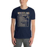 Wrestling Twelve Commandments T-Shirt | Wrestling Gift - Cuccico Design