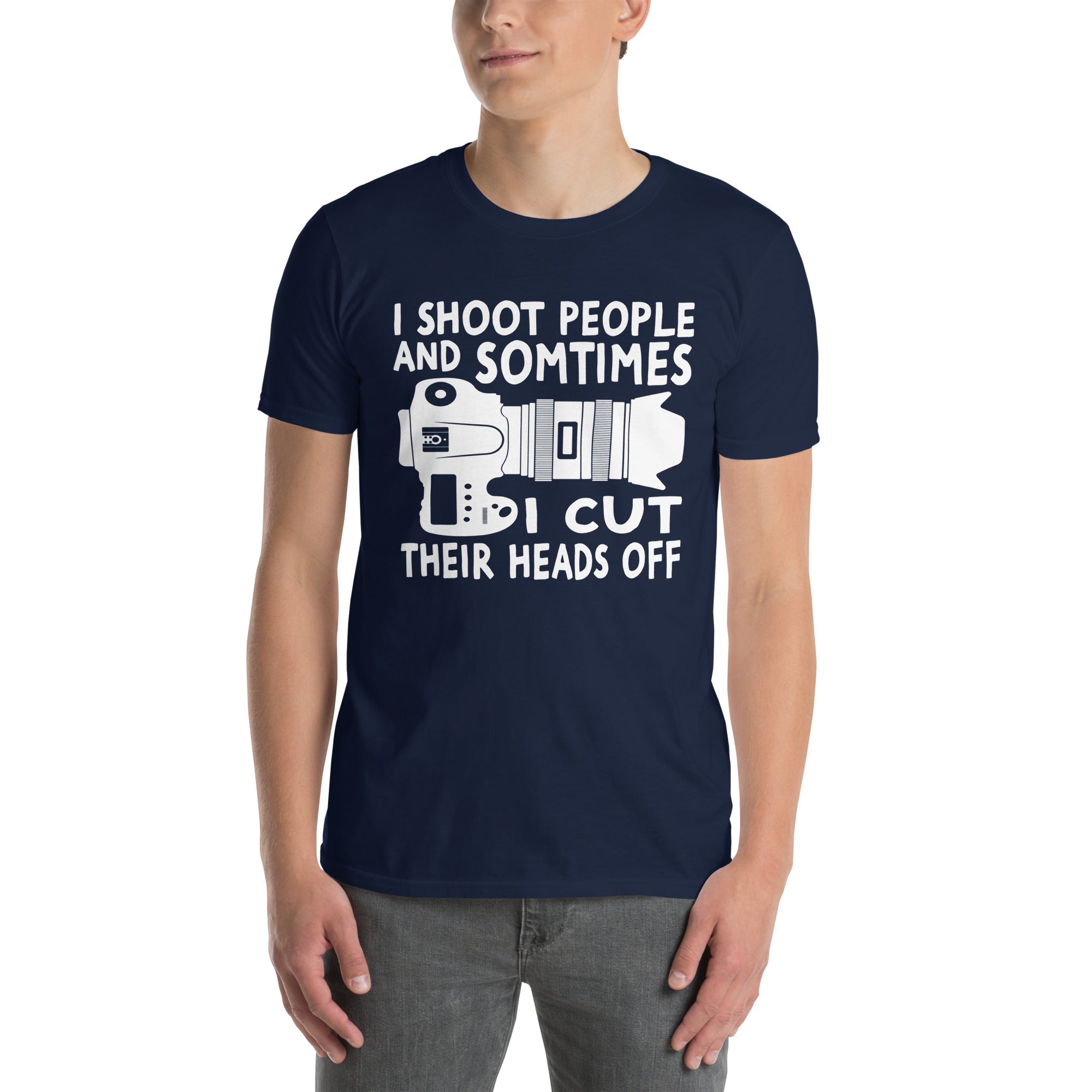 Funny 'I Shoot People' Photography T-Shirt | Gift for Photographer - Cuccico Design