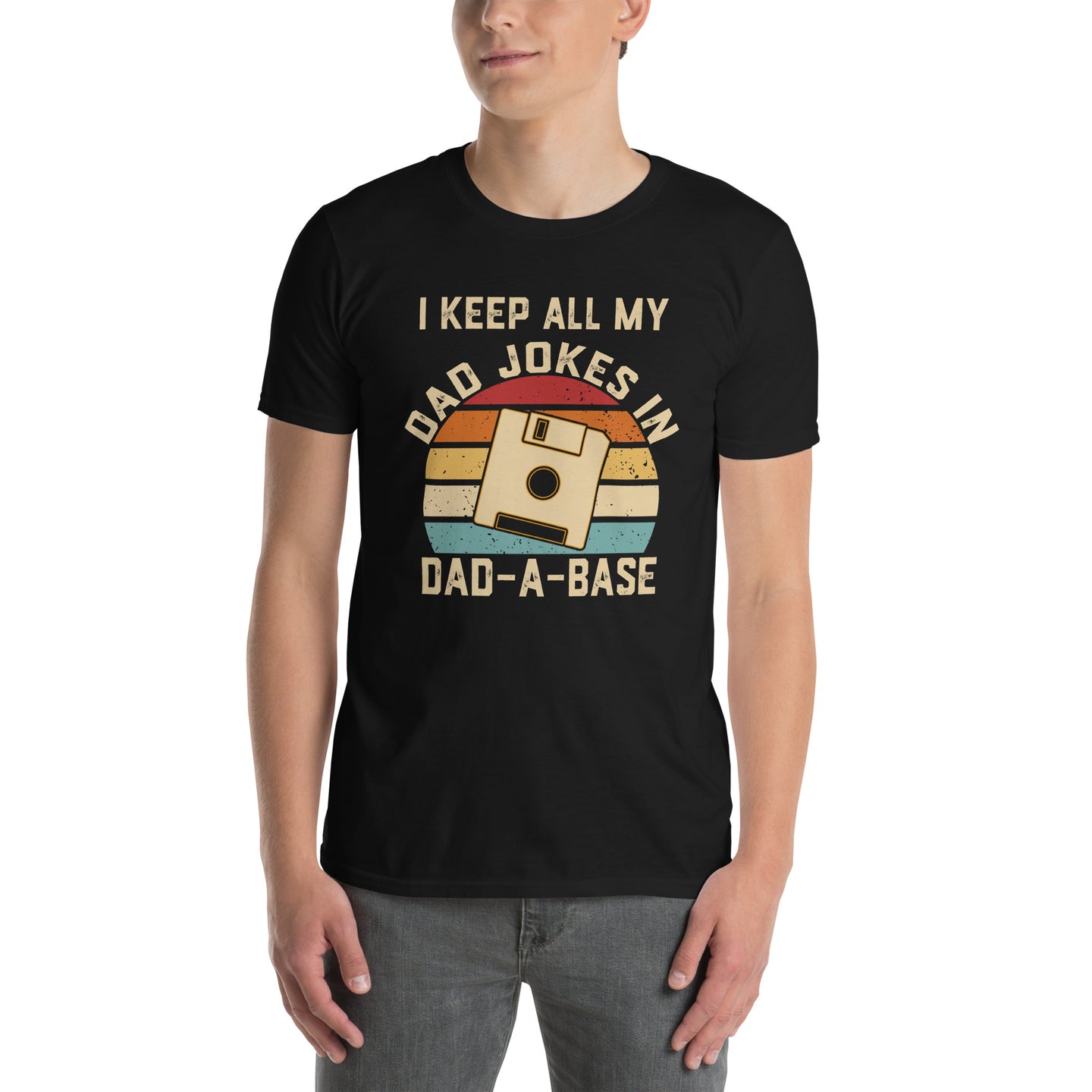 I Keep All My Dad Jokes In A Dad-A-Base - Funny Dad Shirt - Cuccico Design
