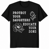 Educate your sons shirt in Black