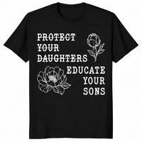 Educate your sons shirt in Black