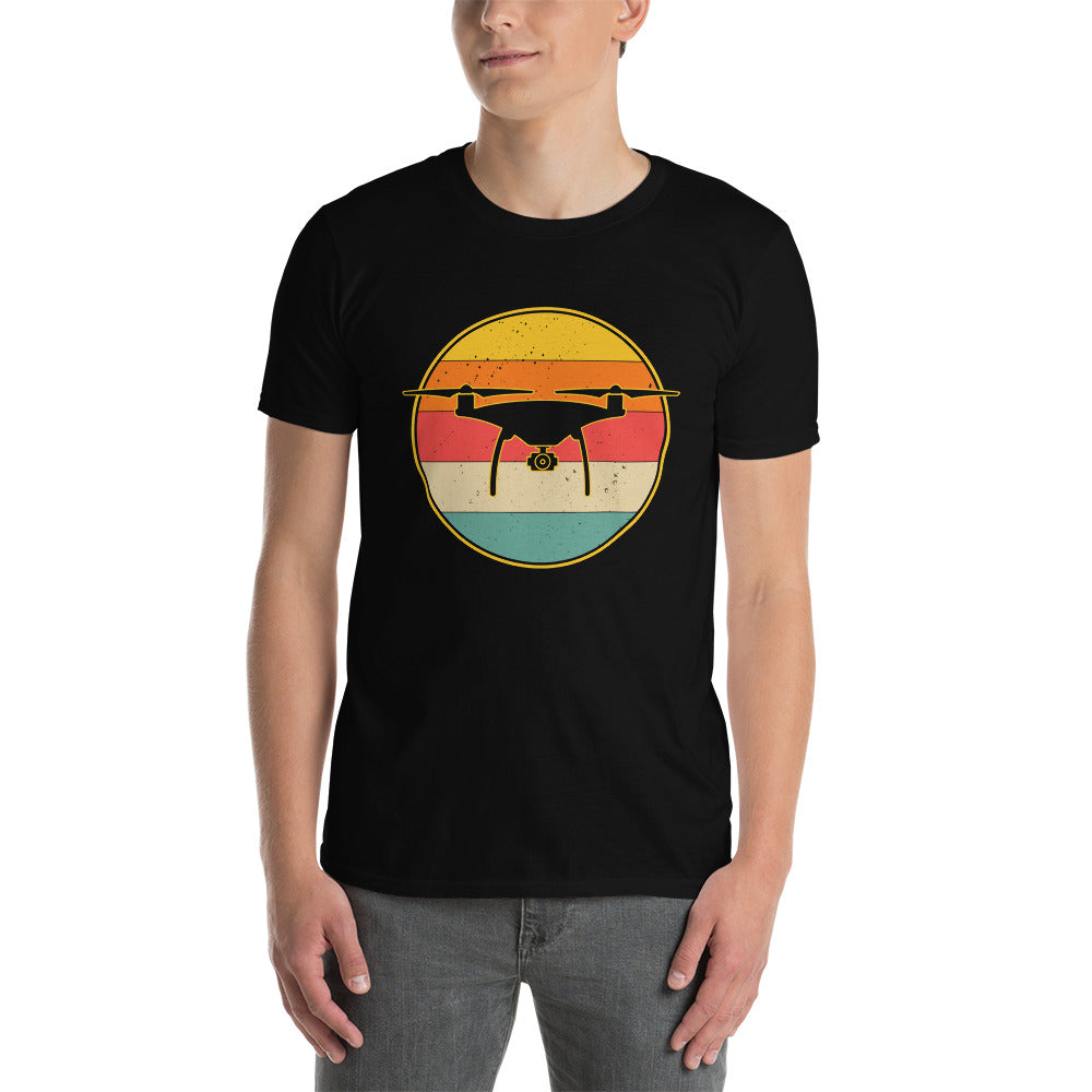 Funny Drone T-Shirt - Retro Pilot Gift Tee Unisex - Cuccico Design